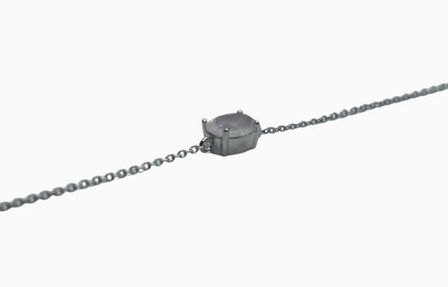 Divya दिव्या | Rosenquarz | Armband | Silber | Rhodiniert